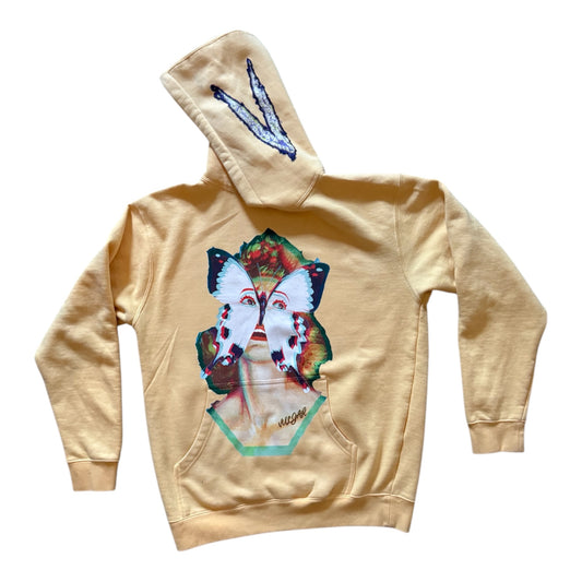 Peach Cream “Monarch” Hoodie
