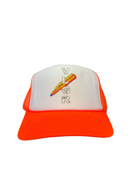 Orange "Bullet" Hat